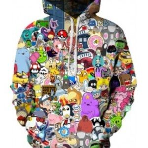 Colorful Graphic Hoodie unisex